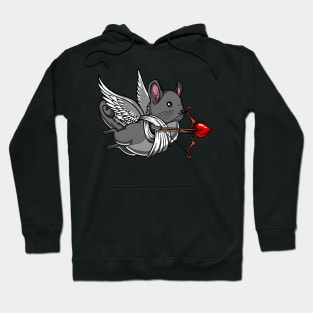 Chinchilla Mouse Pet Cute Valentines Day Hoodie